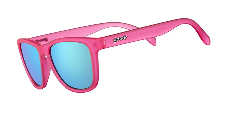 Goodr OG Flamingos On a Booze Cruise Sunglasses